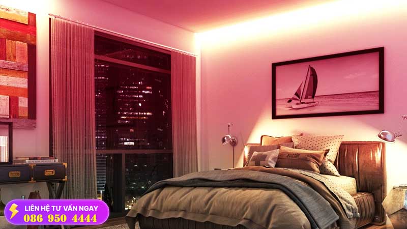 Các vị trí trong nhà thường trang trí led