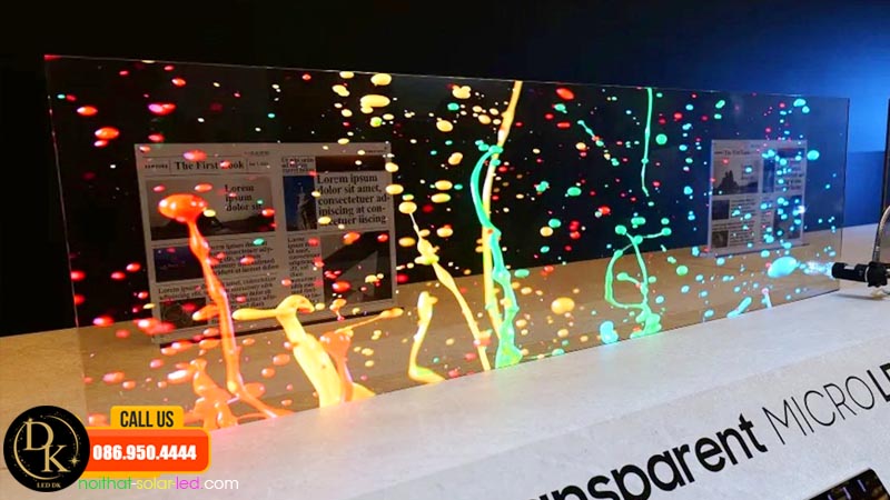 công dụng đa dạng khi thi công màn hình led trong suốt