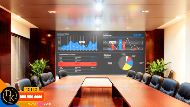 độ sáng màn hình của màn hình led phòng thường và phòng vip