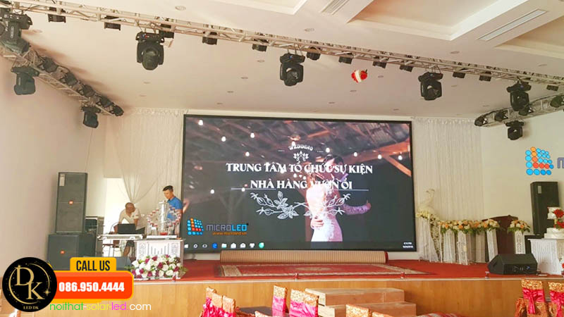 vì sao hiện nay ưa chuộng thi công màn hình led cho nhà hàng