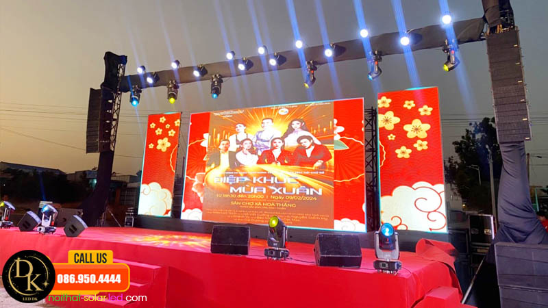 Ưu điểm của màn hình led sân khấu
