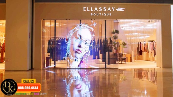 Màn hình led trong suốt thi công trong các trung tâm thương mại là gì