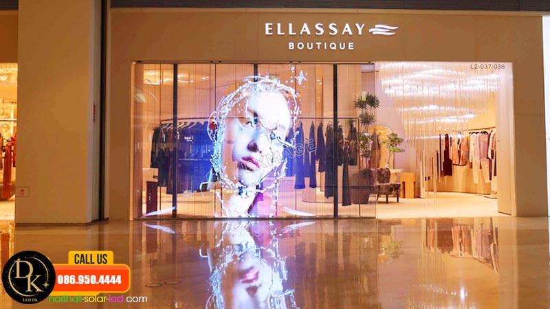 Màn hình led trong suốt thi công trong các trung tâm thương mại là gì