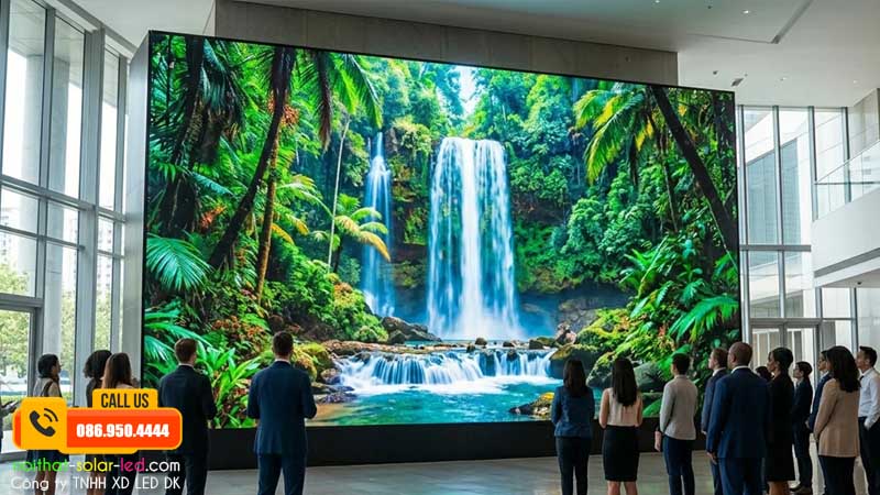 lắp đặt màn hìn ngoài trời để cung ứng nhu cầu