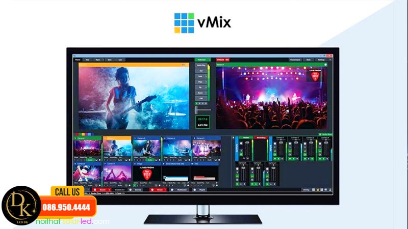 vMix – phần mềm chạy màn hình LED đa năng 