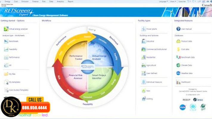 Giới thiệu Tiện ích RETScreen (Clean Energy Project Analysis Software)